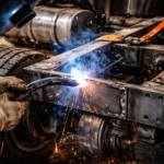 mecanic lucreaza la camion